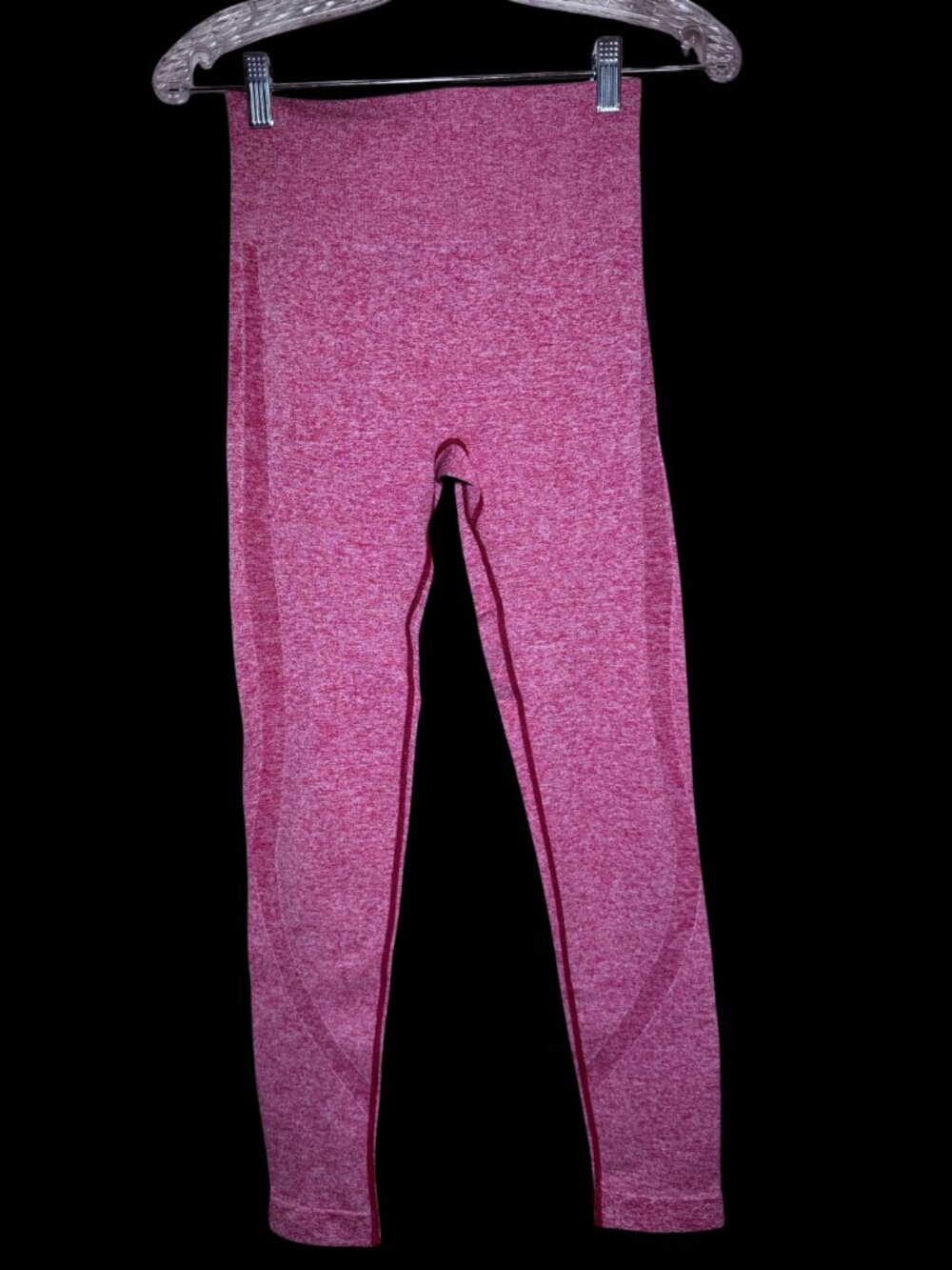 Mauve Athletic Leggings with breathable holes on each side